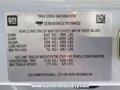 2026 Chevrolet Tahoe Premier
