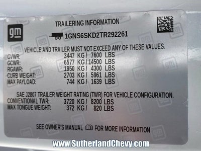 2026 Chevrolet Tahoe Premier