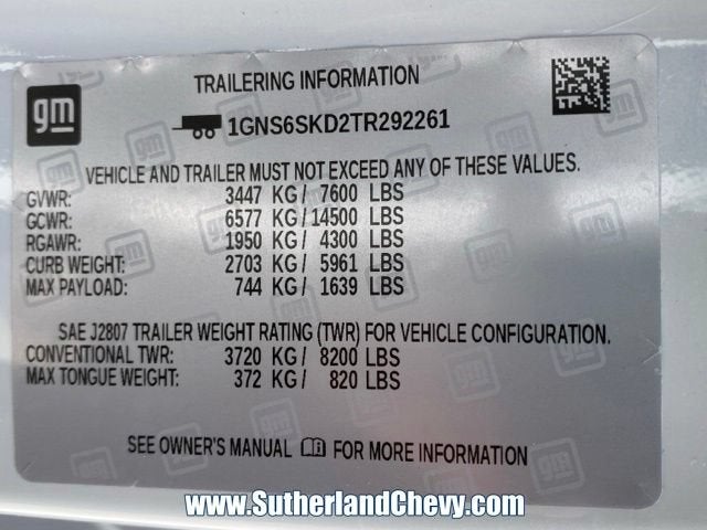 2026 Chevrolet Tahoe Premier