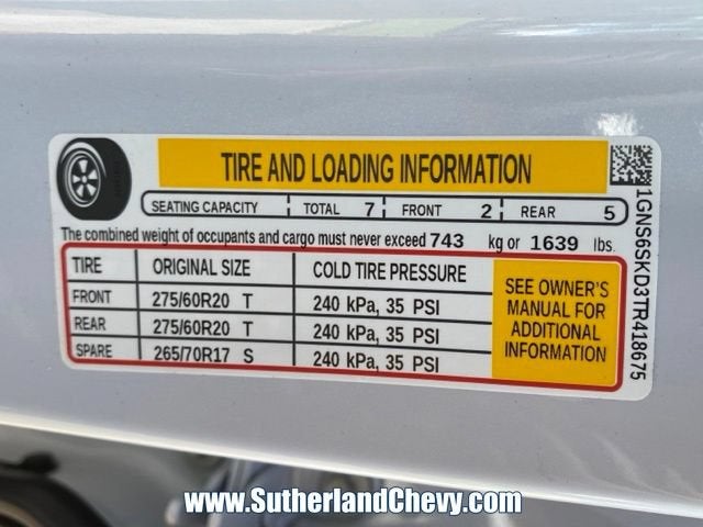 2026 Chevrolet Tahoe Premier