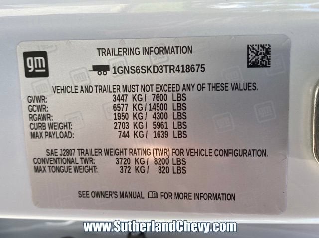 2026 Chevrolet Tahoe Premier