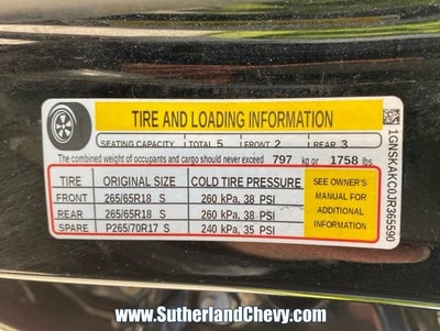 2018 Chevrolet Tahoe LS