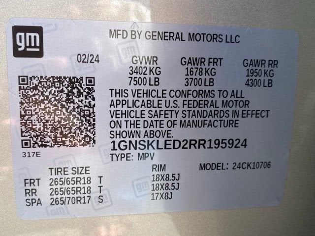 2024 Chevrolet Tahoe Special Service Vehicle Commercial