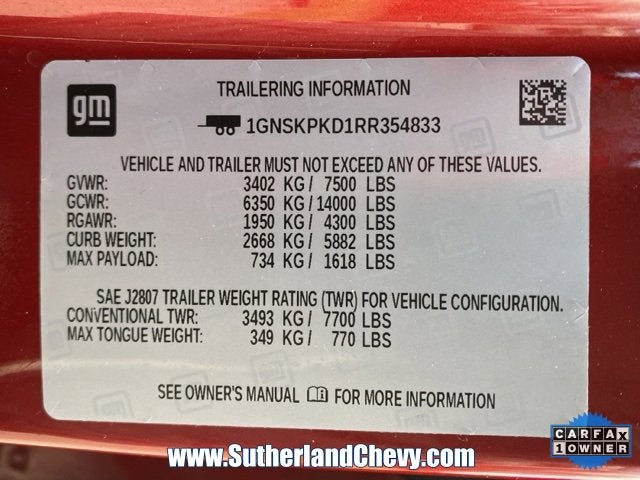 2024 Chevrolet Tahoe Z71