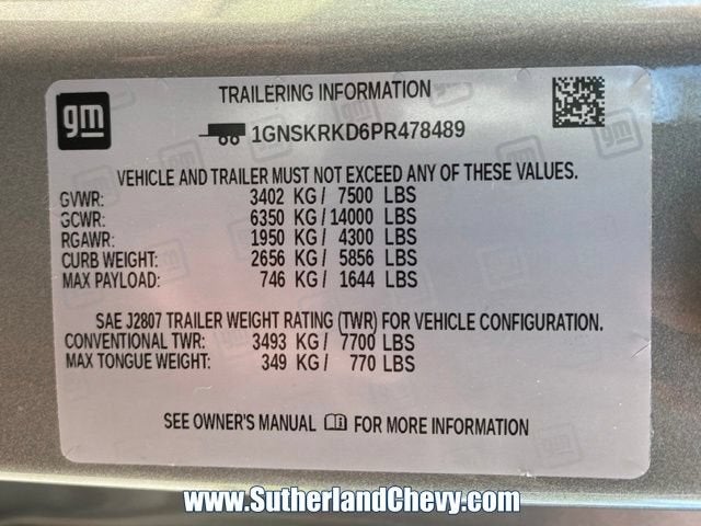 2023 Chevrolet Tahoe RST
