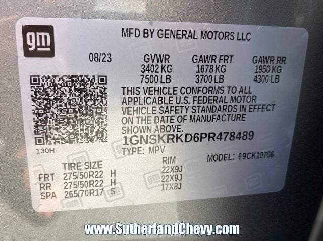2023 Chevrolet Tahoe RST