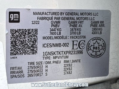 2023 Chevrolet Tahoe High Country