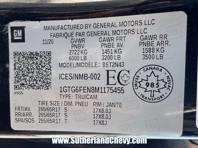 2021 GMC Canyon AT4 - Cloth