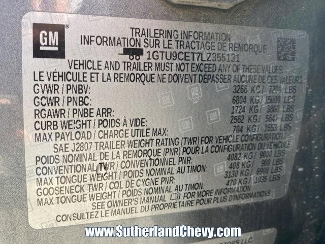 2020 GMC Sierra 1500 Elevation