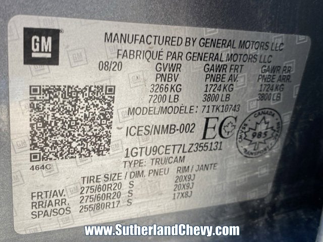 2020 GMC Sierra 1500 Elevation
