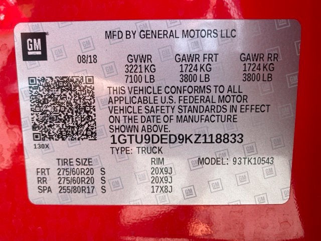 2019 GMC Sierra 1500 SLT