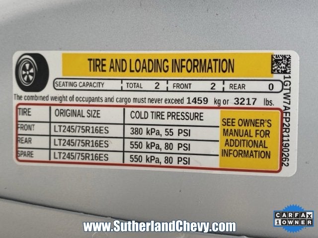 2024 GMC Savana Cargo 2500 Work Van