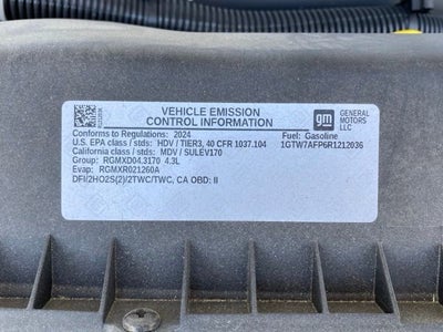 2024 GMC Savana Cargo 2500 Work Van