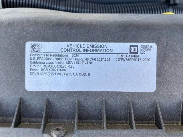 2024 GMC Savana Cargo 2500 Work Van
