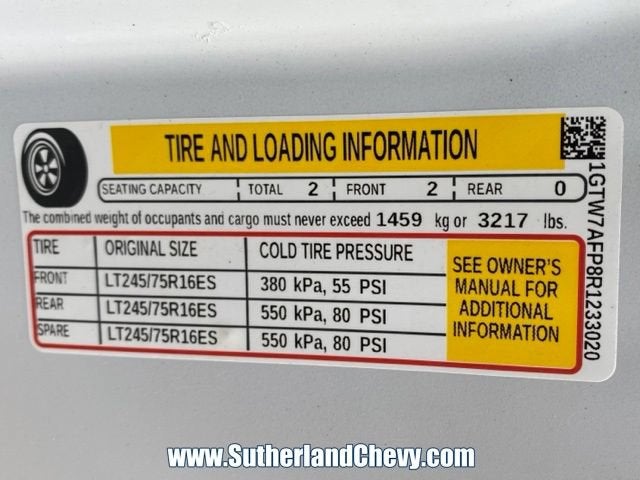 2024 GMC Savana Cargo 2500 Work Van