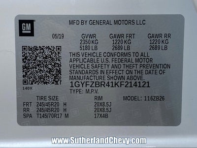 2019 Cadillac XT4 AWD Luxury