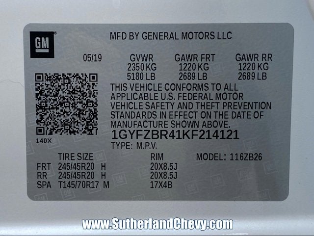 2019 Cadillac XT4 AWD Luxury