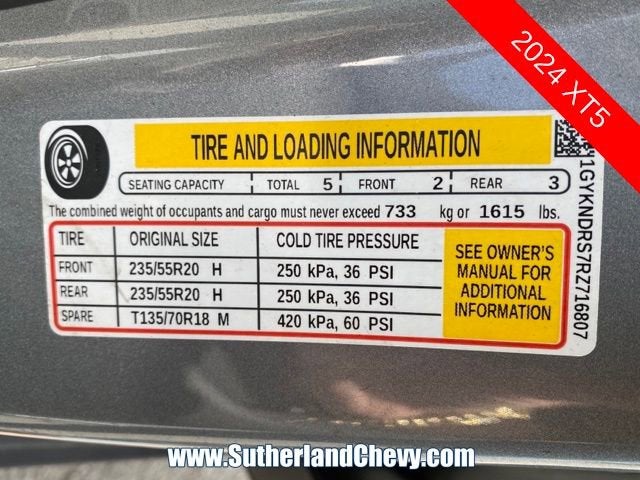 2024 Cadillac XT5 Premium Luxury