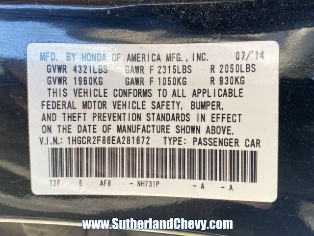 2014 Honda Accord Sedan EX-L