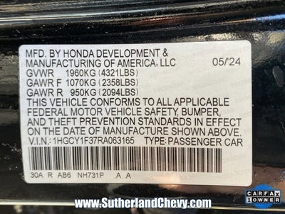 2024 Honda Accord Sedan EX