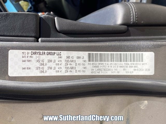 2011 Jeep Grand Cherokee Overland