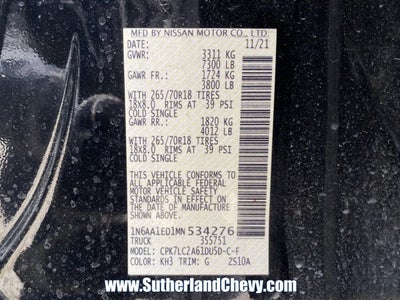 2021 Nissan Titan SV