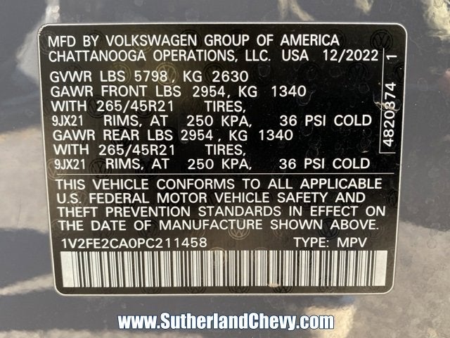 2023 Volkswagen Atlas Cross Sport 3.6L V6 SEL Premium R-Line