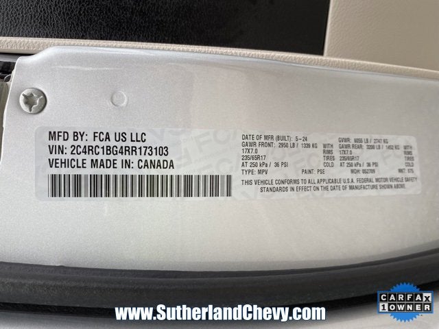 2024 Chrysler Pacifica Touring L