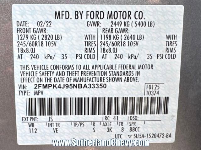 2022 Ford Edge SEL