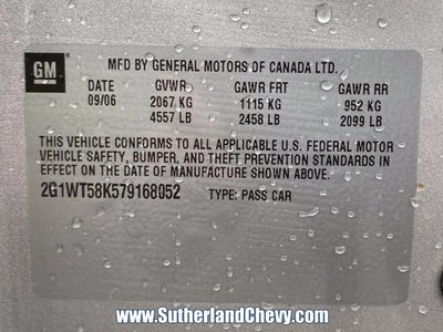 2007 Chevrolet Impala 3.5L LT