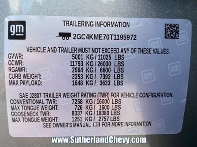 2026 Chevrolet Silverado 2500 HD Custom