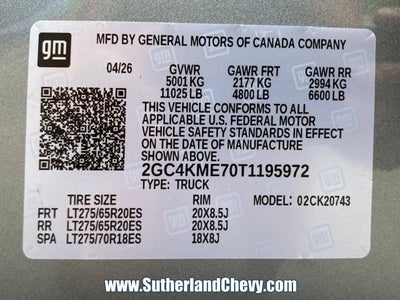2026 Chevrolet Silverado 2500 HD Custom