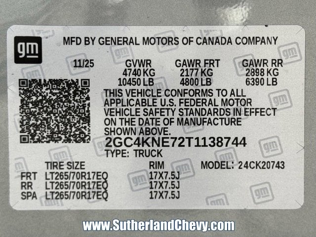 2026 Chevrolet Silverado 2500 HD LT