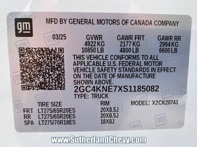 2025 Chevrolet Silverado 2500 HD LT