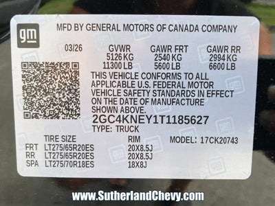 2026 Chevrolet Silverado 2500 HD LT