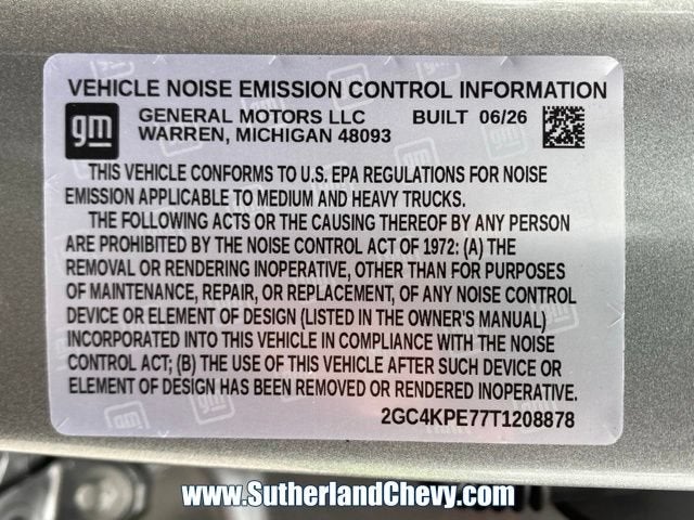 2026 Chevrolet Silverado 2500 HD LTZ