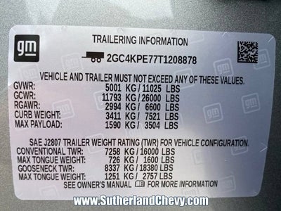 2026 Chevrolet Silverado 2500 HD LTZ