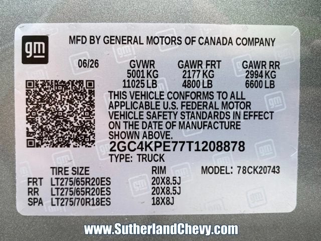 2026 Chevrolet Silverado 2500 HD LTZ