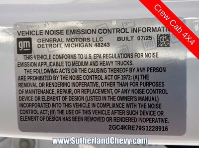 2025 Chevrolet Silverado 2500 HD High Country