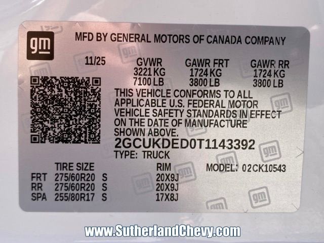 2026 Chevrolet Silverado 1500 LT