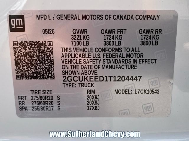 2026 Chevrolet Silverado 1500 RST