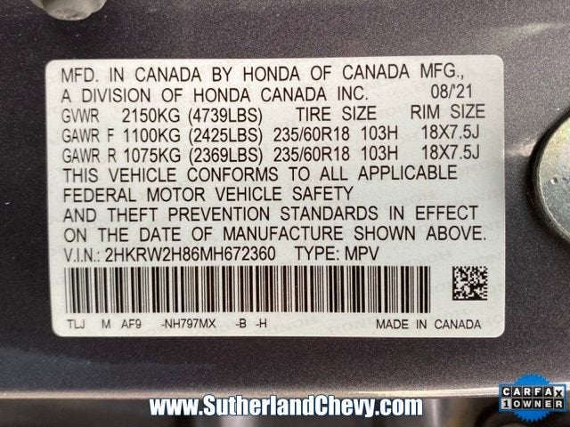 2021 Honda CR-V EX-L