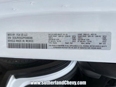 2023 RAM ProMaster Cargo Van NA