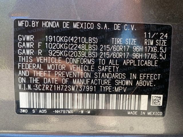 2025 Honda HR-V EX-L