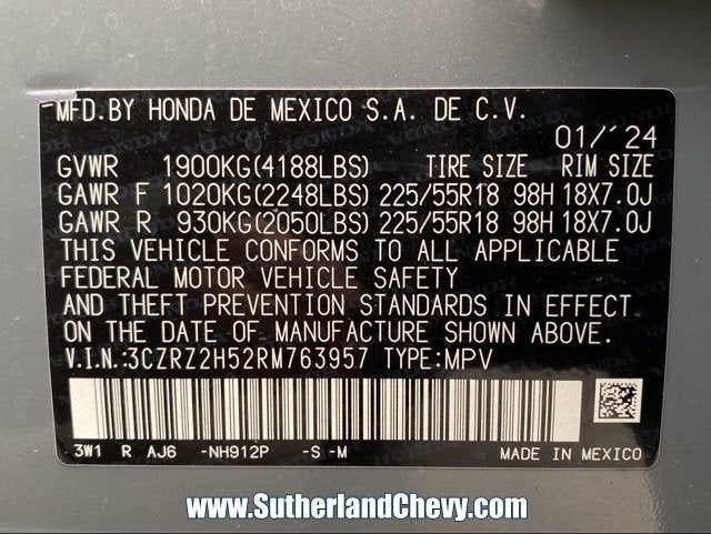 2024 Honda HR-V Sport