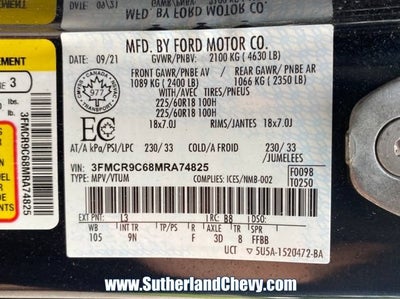 2021 Ford Bronco Sport Outer Banks