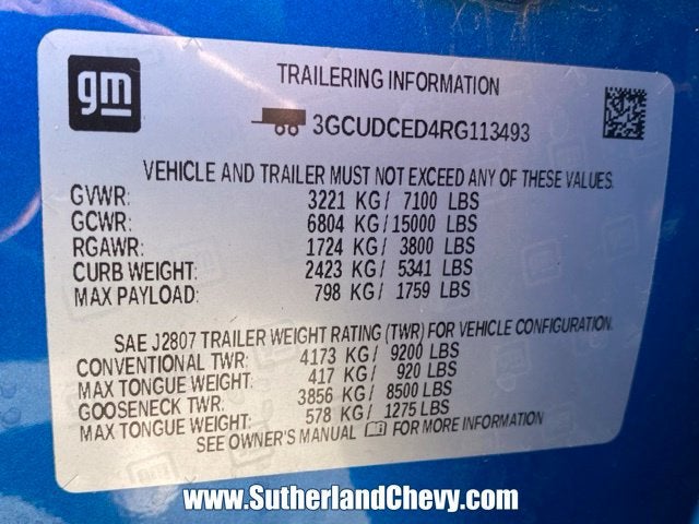 2024 Chevrolet Silverado 1500 Custom Trail Boss