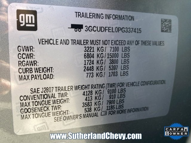 2023 Chevrolet Silverado 1500 LT Trail Boss