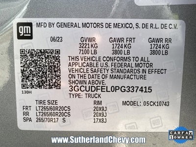 2023 Chevrolet Silverado 1500 LT Trail Boss