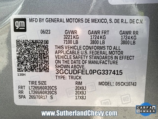 2023 Chevrolet Silverado 1500 LT Trail Boss